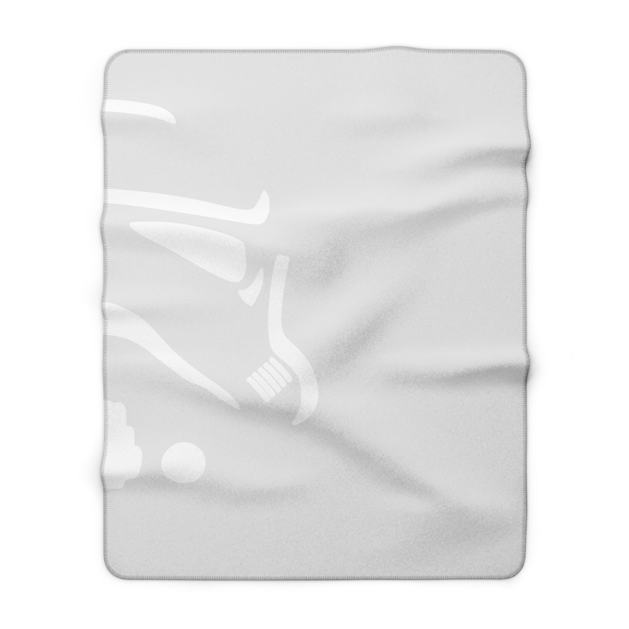 Cozy White Sherpa Fleece Blanket – Soft Reversible Throw for Home, Travel & Gifts
