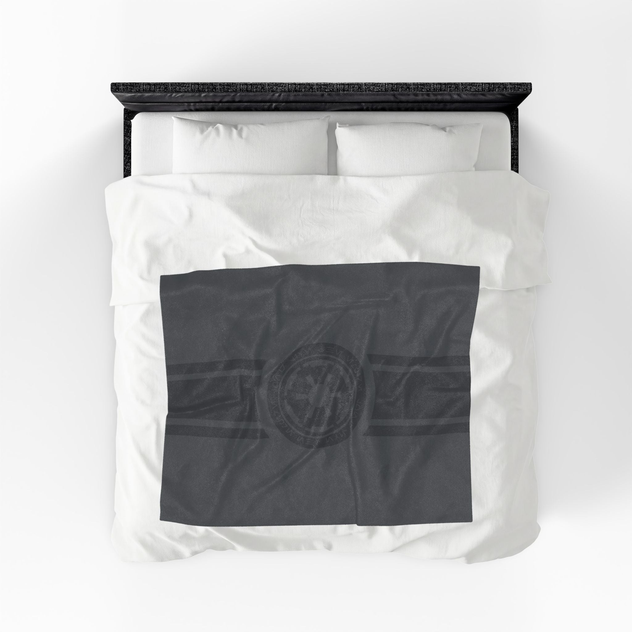 Imperial Emblem Velveteen Plush Blanket — Star Wars Galactic Empire Stripe Throw