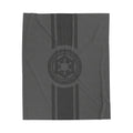 Imperial Emblem Velveteen Plush Blanket — Star Wars Galactic Empire Stripe Throw