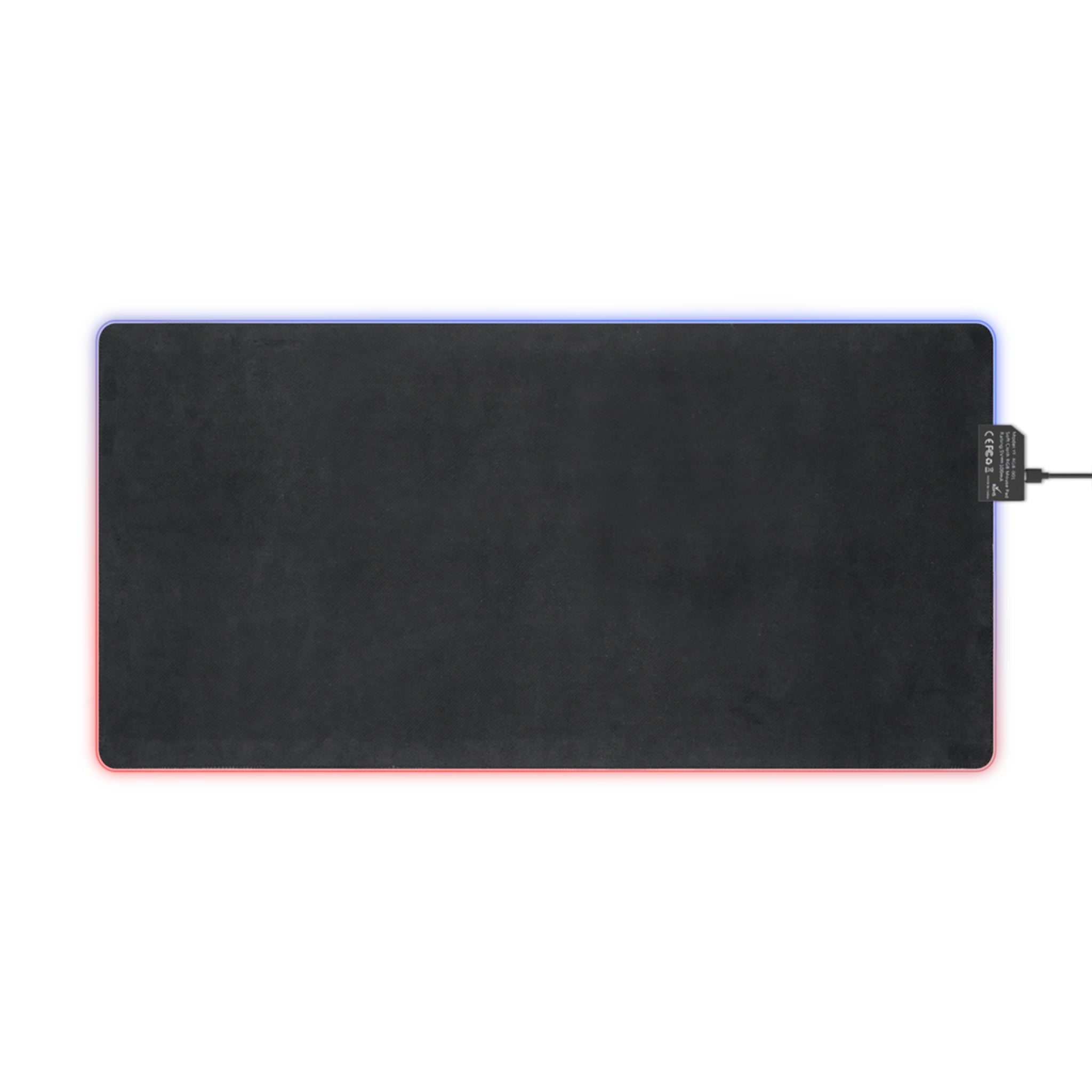 LED Gaming Mouse Pad — "Nerds & Nomads" RGB Desk Mat