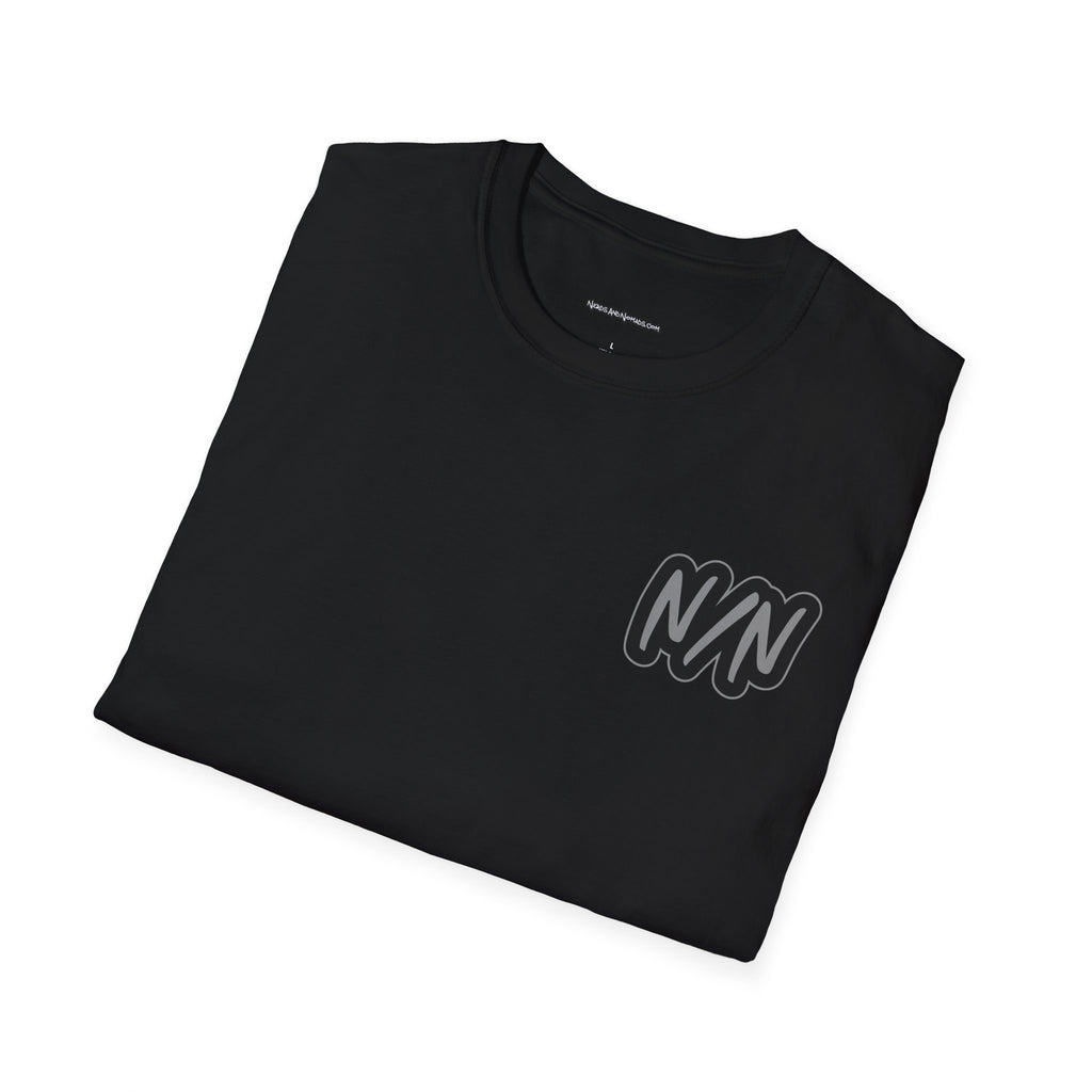 Nerds & Nomads Graphic T-Shirt — Subtle Black Logo Tee