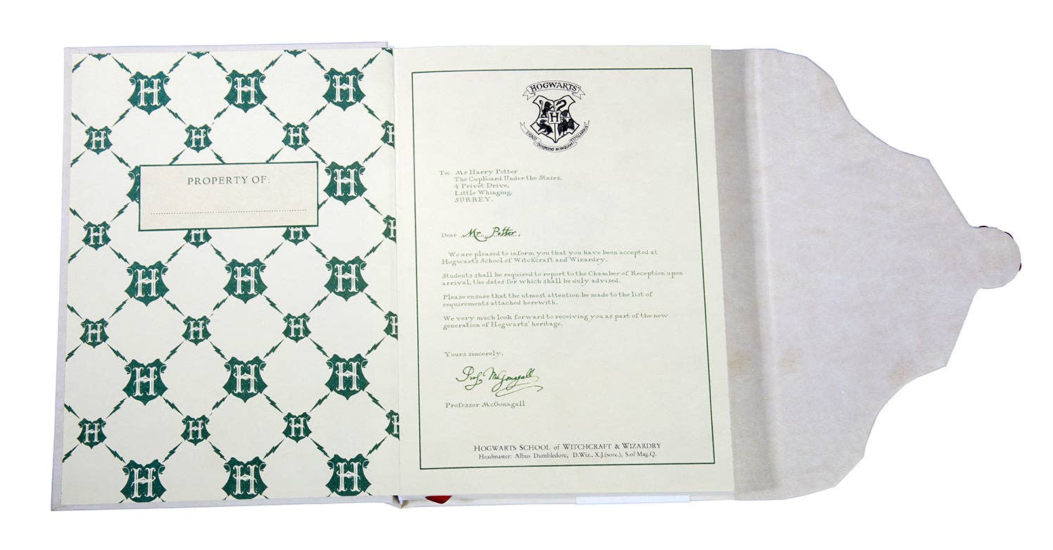 Harry Potter: Hogwarts Acceptance Letter Hardcover Ruled Journal