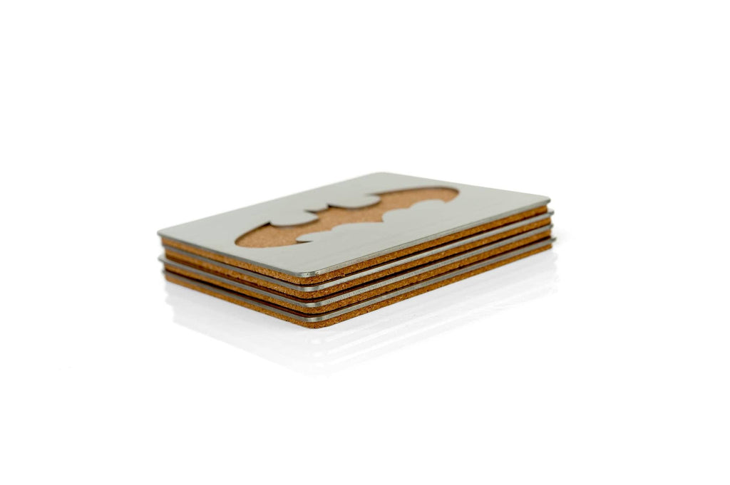 DC Comics Laser Cut Superhero Logo Coaster Set of 4