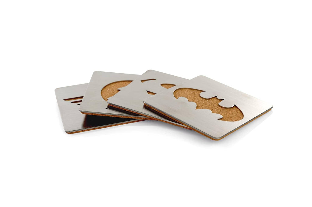 DC Comics Laser Cut Superhero Logo Coaster Set of 4