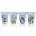 Winnie the Pooh Faces 4 Piece Mini Glass Set