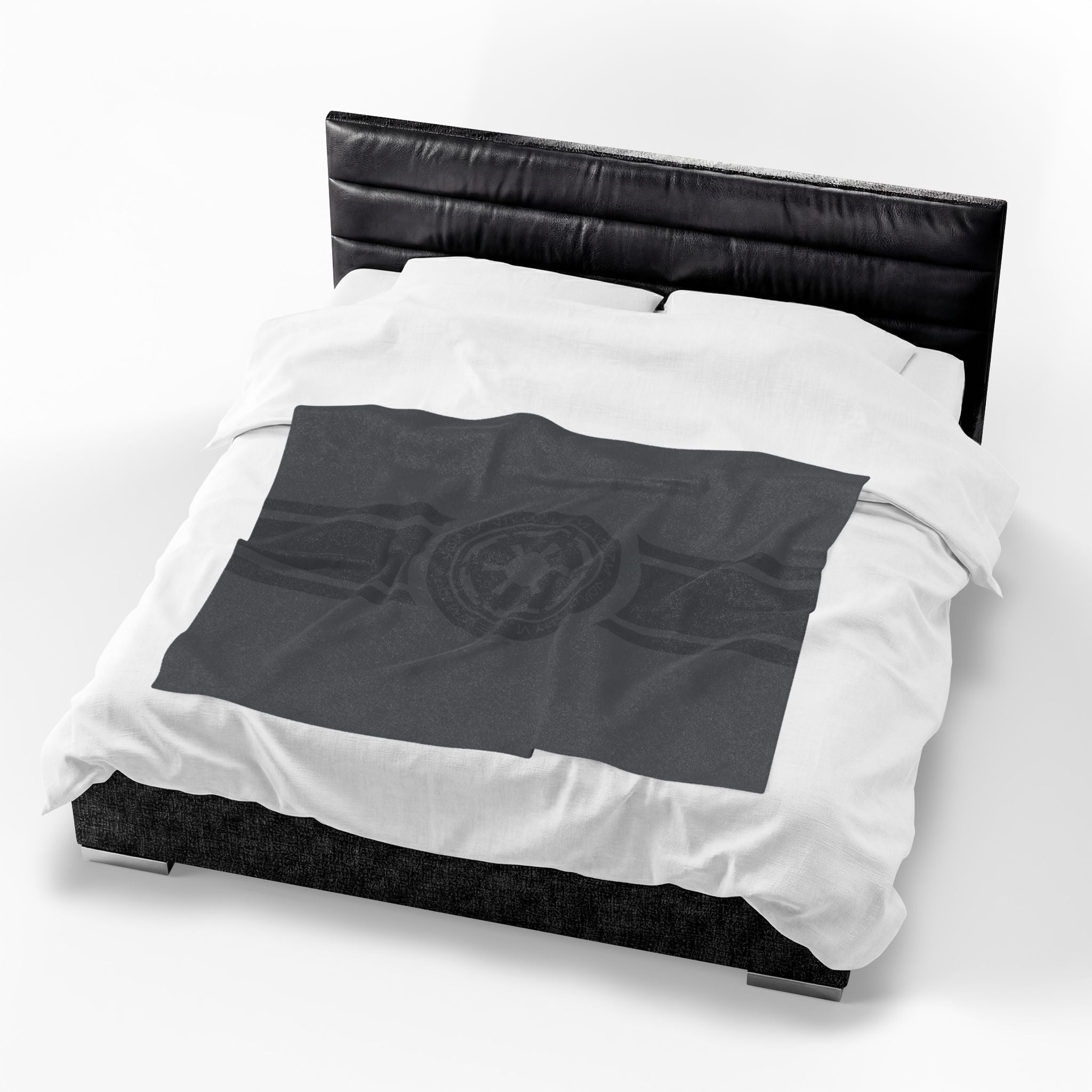 Imperial Emblem Velveteen Plush Blanket — Star Wars Galactic Empire Stripe Throw