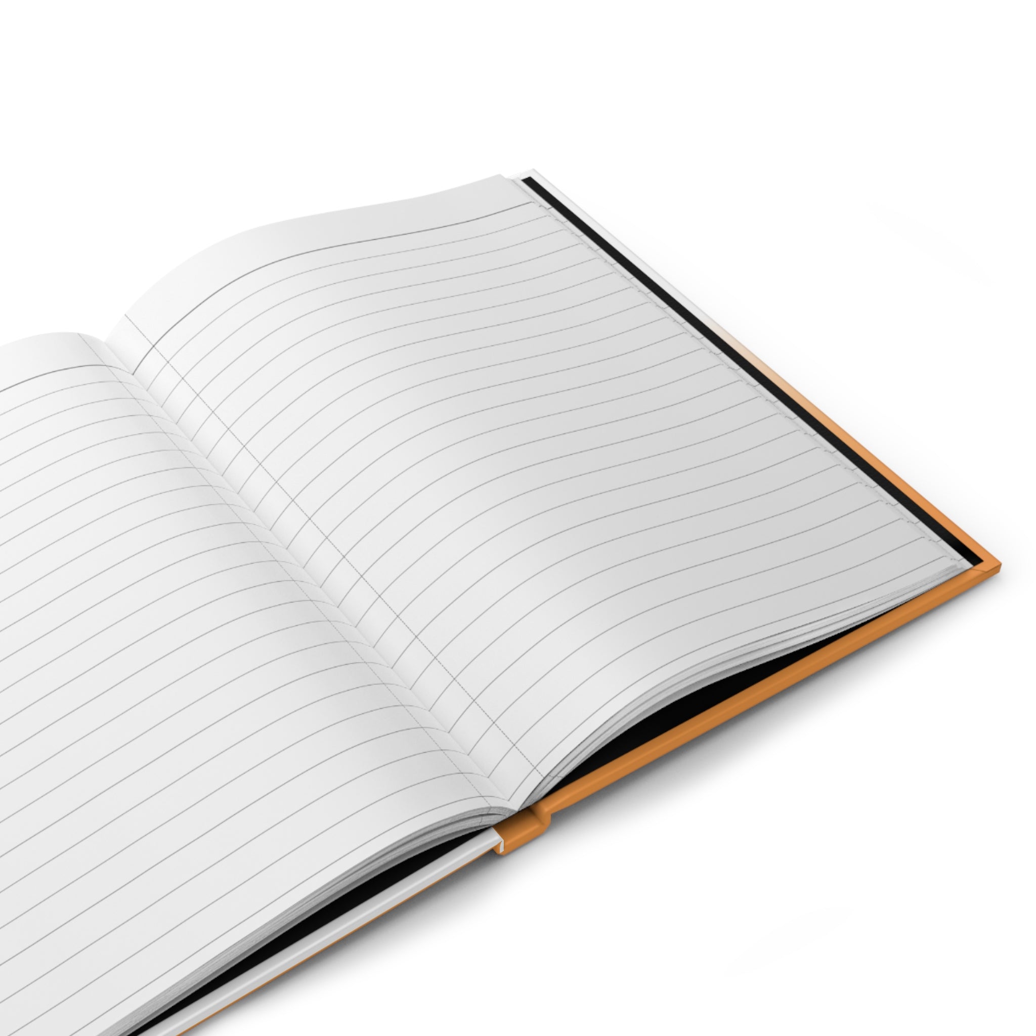 A. Tano Hardcover Journal — Blue Sigil on Orange Ombre Notebook