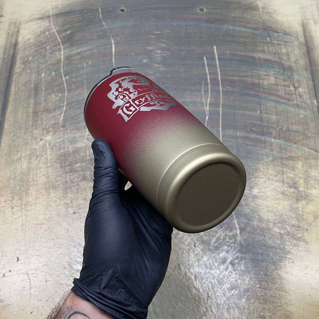 The Lions Den | 20 oz Red & Gold Tumbler | Legacy Collection