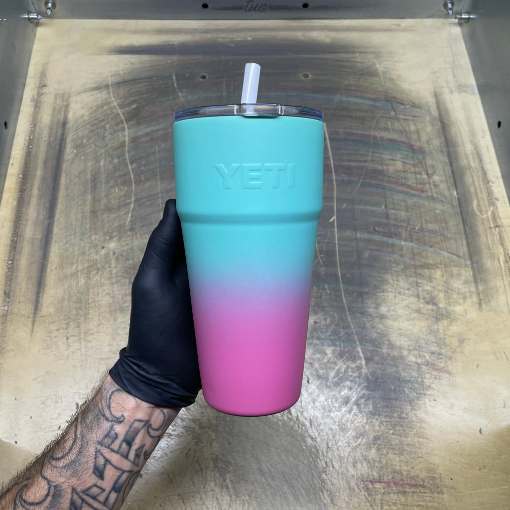 Midway Daydream | Cotton Candy Ombré Custom YETI Tumbler