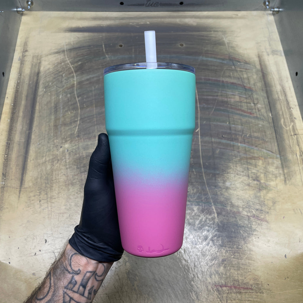 Midway Daydream | Cotton Candy Ombré Custom YETI Tumbler