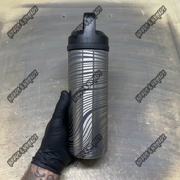 Beskar Steel Themed art bottle