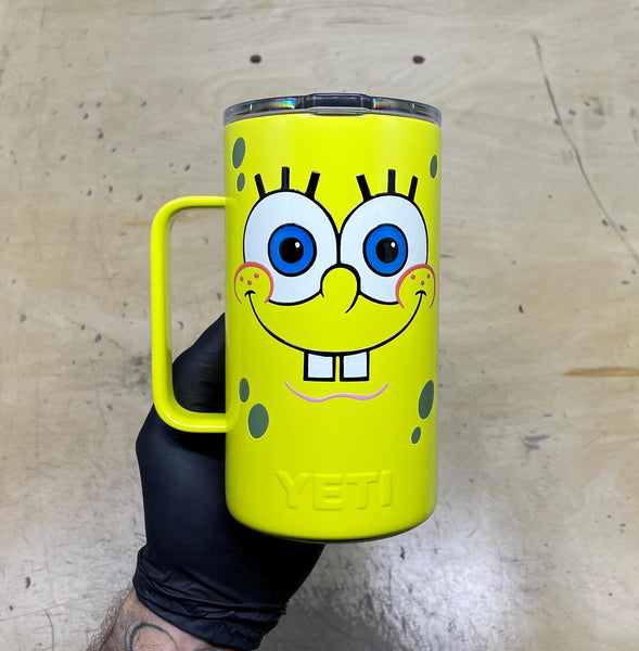 2024 Convention Exclusive Mr. Square Pants Mug | Limited Edition, Signed & Numbered | No Reorder | Hand designed and painted by us. NO STICKERS!