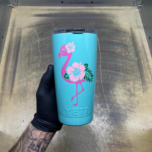 Limited Edition Flamingo Tumbler | 1 of 2 | Ready to Ship